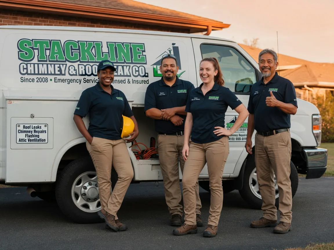 Chimney flashing repair company in Hallsville, MO